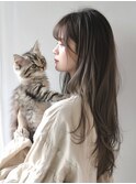 ★グレージュデザインカラーハッシュカットツートンカラーボブ