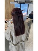 カチモリハーフアップ