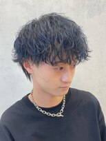 ルースト 西院店(ROOST)&nbsp;波巻きパーマ/マッシュウルフ/ツーブロック/刈り上げ