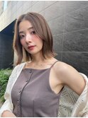 ハイライトバレイヤージュダブルカラーケアブリーチ20代30代