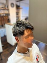 メンズ ヘアー ジーズ(Men's hair G's)&nbsp;ローフェード×メッシュ