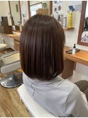 ボブ×アンバーブラウン