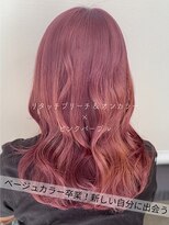 サラジュ 仁川店(SARAJU)&nbsp;【カラー特化サロン】西平担当　ブリーチあり×ピンクパープル