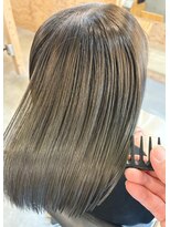 レリル(relile) ミディアム×つるりんちょZERO髪質改善カラー