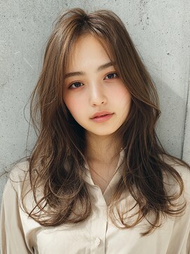 ロティー(loty) レイヤーカット 赤み消し オリーブグレージュ 透明感カラー 20代