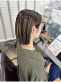 ミルクティーベージュダブルカラーインナーカラーケアブリーチ
