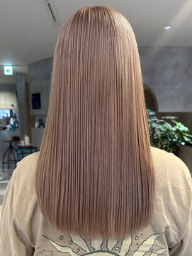 ハウ 心斎橋(how) ◎大人可愛い小顔くびれロング×縮毛矯正20代30代ハイトーン