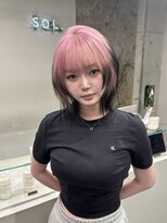 ソル ジングウマエ(SOL JINGUMAE) 【後藤宗一朗】ホワイトピンク×黒×ルーツカラー