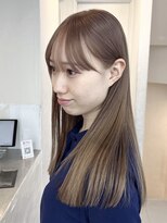 ミーム 原宿 表参道(meme)&nbsp;☆ハイトーンブリーチミルクティーカラーホワイトベージュカラー