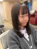 モコヘアーフロール(MOCO hair flor)&nbsp;ナチュラル小顔レイヤー×艶ブラウン