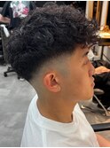 千葉駅MEN’S HAIR/サーフカール/刈り上げセンターパート
