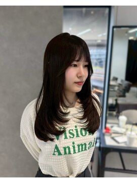 ザシェノンウメダ(THA CHAINON UMEDA) 着物ヘア/大人ガーリー/ダークアッシュ/似合わせカット/心斎橋