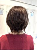 襟足軽めショートウルフ