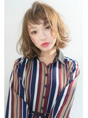 【Ciel】 ニュアンスで動かすと可愛い小顔前下がりボブ