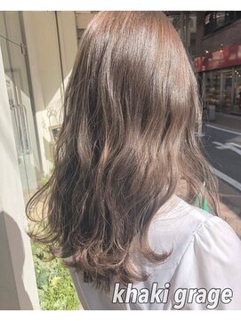 ヴィークス ヘア(vicus hair) ((chinatsu))カーキグレージュ×シークレットハイライト