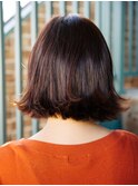 大人気☆外はね切りっぱなしボブ　[銀座]