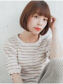 顎ラインボブ 簡単スタイリング!