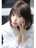 軽やかなボブにデジタルパーマでとろみ感を♪藤沢