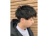 ＜メンズ人気No,1＞メンズ限定スパイラルパーマ＋カット ￥11000