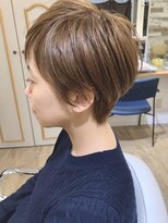 ネオリーブ チロル 横浜西口店(Neolive CiroL.)&nbsp;ハンサムショート　丸みショート　ダブルカラー