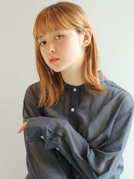 アンドレイ 表参道(andrey) 【ANDREY 宮村】外ハネロブハイトーンオレンジベージュ