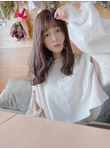 ワンレンベースの柔らか質感スタイル