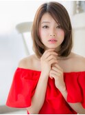 *mod's姪浜*…カーキペールカラーニュアンスアンニュイカールe