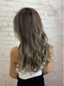 アジールヘア 北千住駅西口店(agir hair) 大人かわいいグレージュヴェールウエーブ北千住ハイライト北千住