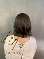 レアング(LeAng)&nbsp;#王道外ハネボブ&#カーキベージュ