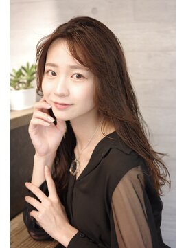 ウェザー(wezer) 韓国風シースルーバング（wezer)