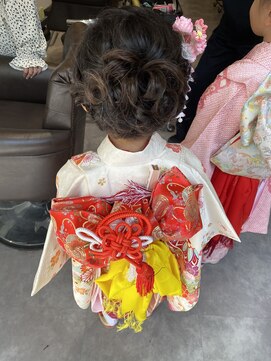ハートライン(hair bridal Heart Line) 七五三着付けヘアセット