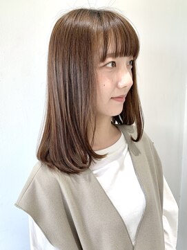 フォーク FOLK 【FOLK】似合わせカットで小顔に♪前髪アリツヤツヤミディアム☆