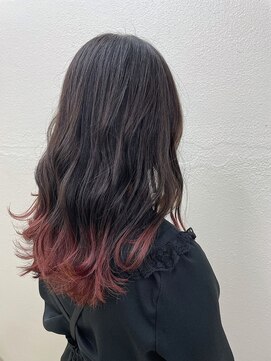 ザ ラボ アングゥ(The Labo ungu) グラデーションカラー/レイヤーカット/髪質改善