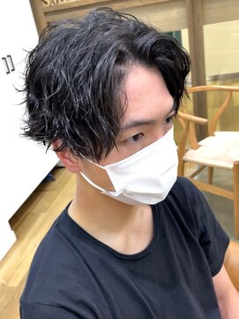 ロビー(LOBBY) 『LOBBY』小木曽 ツイストスパイラルパーマ【スパイラル強め】