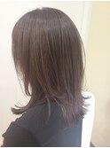 ミディアムレイヤー×キレイめハイライト