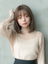 ドットハリス(.Hallis)&nbsp;大人可愛い前髪/ミディアム/ボブ/20代30代/原宿/表参道