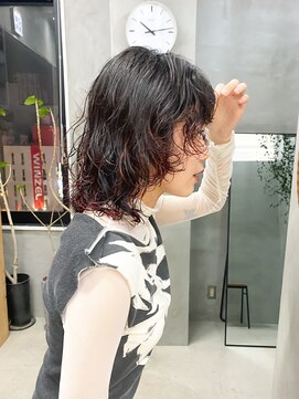 テトヘアー(teto hair) ミディアムパーマ スパイラルパーマ