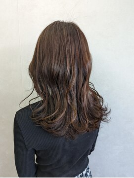 パウダーヘアー ルミニティ(powder hair luminity) 大人エレガント　セミロング　ゆるウェーブ◎30代40代50代