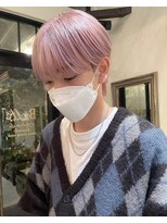 【お客様ヘア】シースルーマッシュ&キャンディーピンク