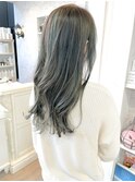 福山市美容室Caary人気イルミナカラー オリーブアッシュ