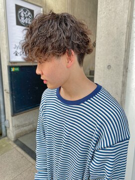 レフ(LEF) 【オダオススメ！】波巻きウェーブ/ライトブラウン/ケアパーマ