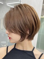 ロンドブルーム 天神大名店(Lond Bloom)&nbsp;大人ショートボブショートカットココアアッシュくびれミディ