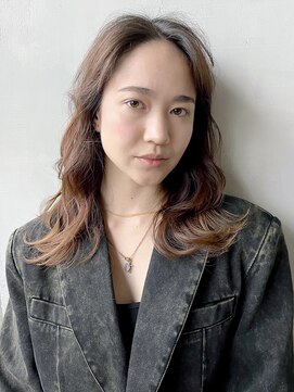 アイティーバイアルバム 藤沢店(IT by ALBUM) ミディアムレイヤー_マチルダボブピンクベージュ_39415