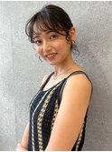 三軒茶屋_レディース_ヘアアレンジ_ヘアセット_浴衣_ミディアム