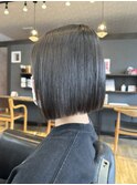 切りっぱなしボブ/ストレート