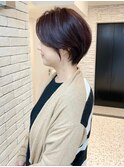 ショートボブ/簡単スタイリング/丸みショート/可愛い/20代30代