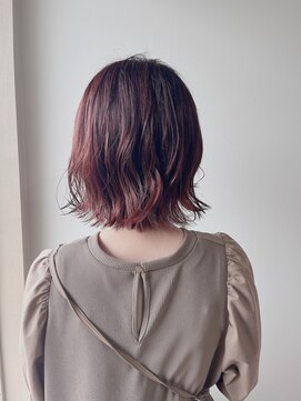 フィル(Fill) チェリーブラウンショートボブ