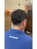 メンズパーマ×刈り上げ