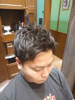 ヒロギンザ 池袋 サンシャイン通り店(HIRO GINZA) 無造作系束感アップバング~乱舞~