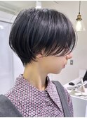 ショートボブ髪型20代30代40代50代前髪あり前髪なし面長丸顔小林